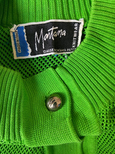1980s Claude Montana knit top