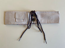 Load image into Gallery viewer, 1970s fabric lace up belt
