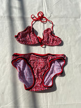 Load image into Gallery viewer, 1970s Ungaro red checkered swimsuit
