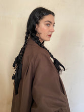 Load image into Gallery viewer, 1980s Lanvin brown coat
