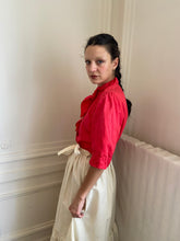Load image into Gallery viewer, 1980s Yves Saint Laurent ruffled blouse
