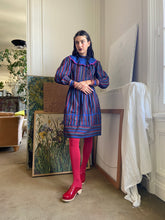 Load image into Gallery viewer, 1970s indian cotton striped dress
