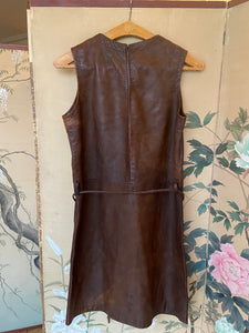 1970s Pierre Cardin leather dress