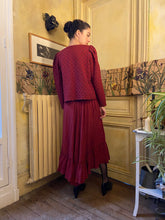 Load image into Gallery viewer, 1970s Renata dark red silk set

