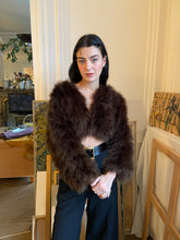 Load image into Gallery viewer, 1990s Chantal Thomas marabou jacket
