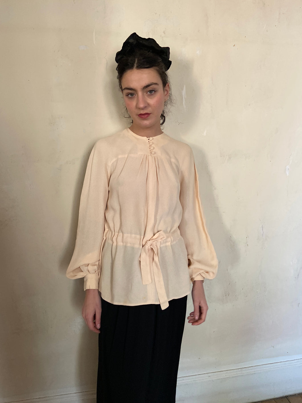 1960s Quorum crepe blouse
