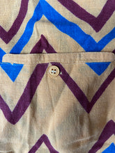 Load image into Gallery viewer, 1970s zig zag shirt
