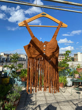 Load image into Gallery viewer, 1990s Claude Barthélemy fringed suede set
