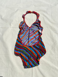 1970s Ungaro striped swimsuit
