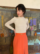 Load image into Gallery viewer, 1970s deadstock cream ribbed knit sweater
