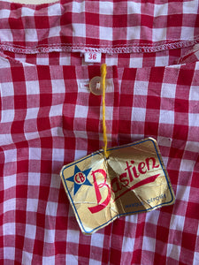 1960s deadstock gingham set