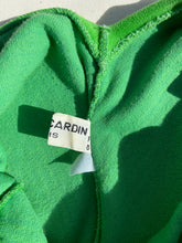 Load image into Gallery viewer, 1970s Pierre Cardin green terrycloth dress
