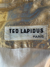 Load image into Gallery viewer, 1970s Ted Lapidus lamé blouse
