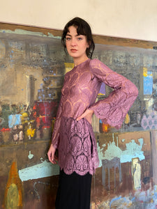 1970s Gudule lace tunic