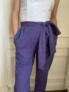 1970s Christian Aujard striped pants