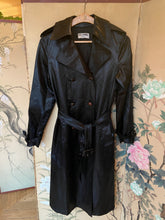 Load image into Gallery viewer, 1970s Ted Lapidus satin trench-coat
