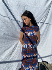 1990s Jean Paul Gaultier egyptian theme dress
