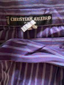 1970s Christian Aujard striped pants