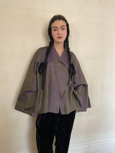 1980s Kenzo moiré silk jacket
